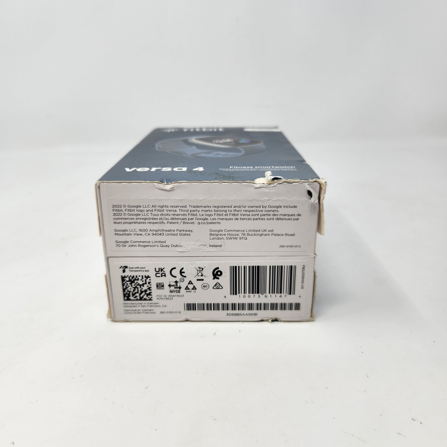 New Fitbit Versa 4 24mm Smart Watch FB523RGRWUS