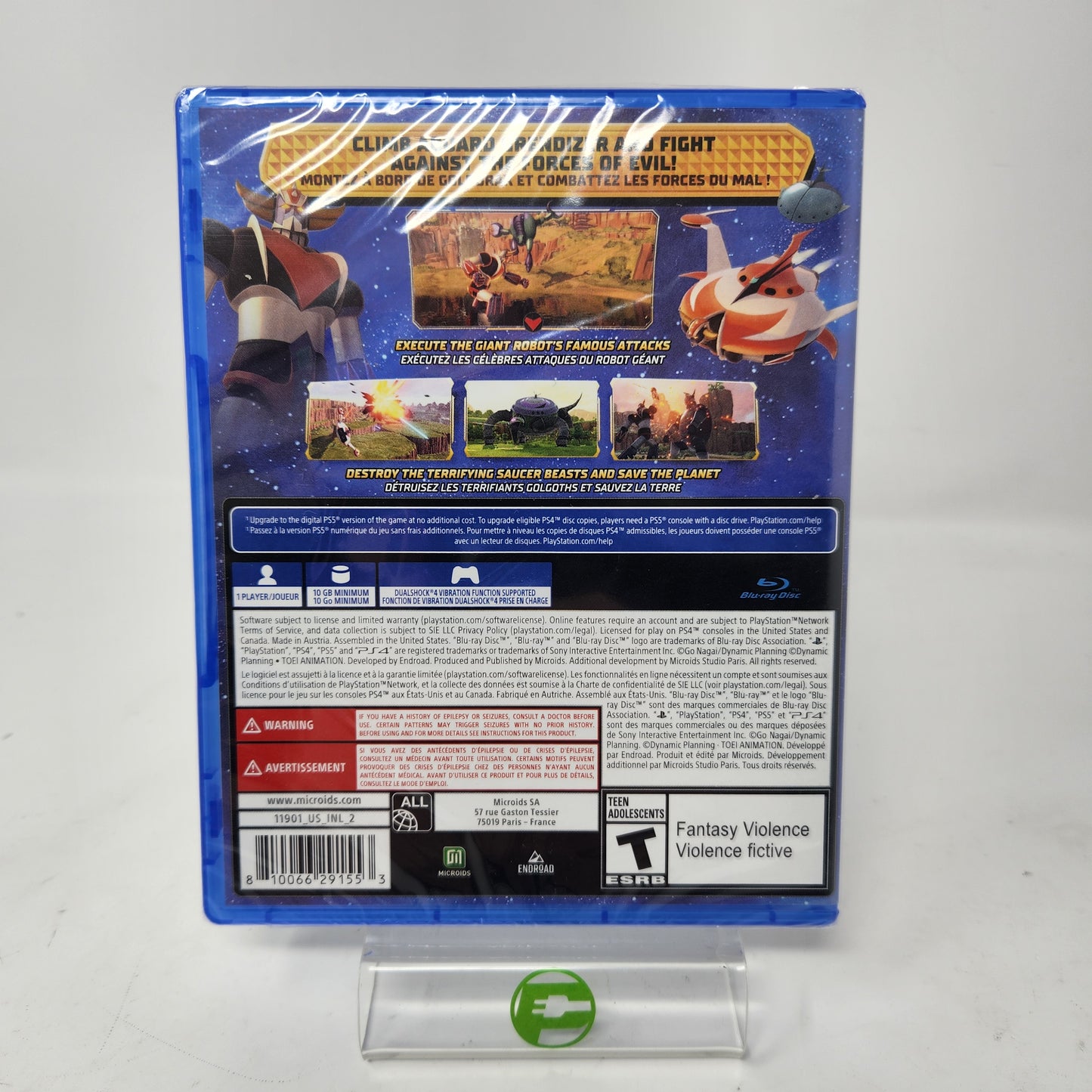 New UFO Robot Grendizer: The Feast of the Wolves (Sony PlayStation 4 PS4, 2023)