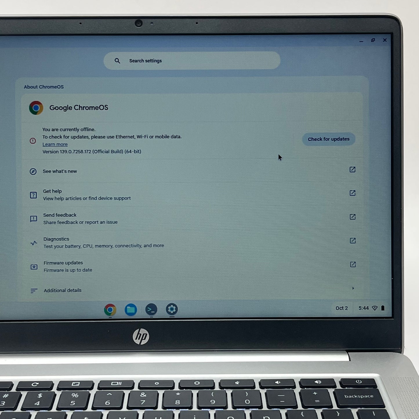 HP Chromebook 14A-NA0010NR 14.4" Celeron N4000 2.6GHz 4GB RAM 32GB SSD