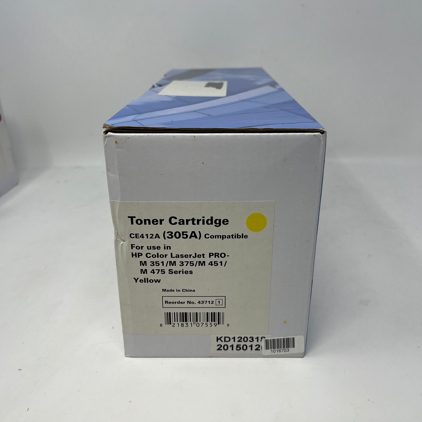 New HP Colour laserjet Pro CE412A Yellow Toner Cartridge 305A