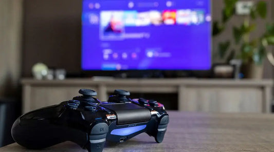 Video game consoles shown for in-store evaluation at PayMore Sand Lake