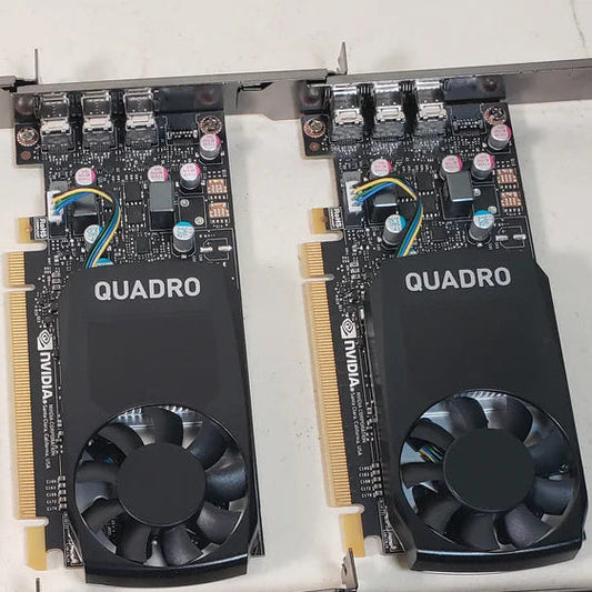 Lot of 2 NVIDIA Quadro P400 2GB GDDR5 Graphics Card 699-5G178-0500-110