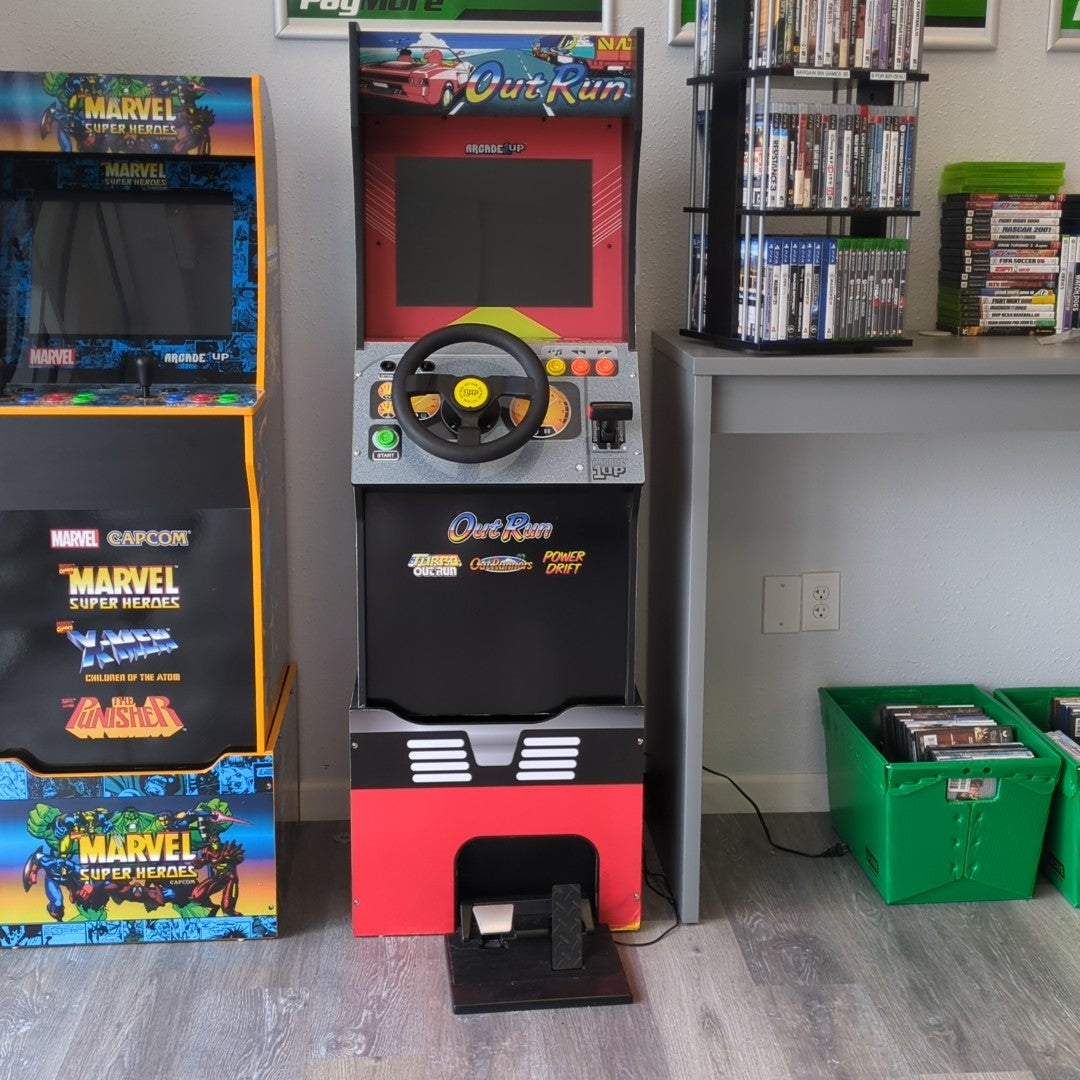 Arcade1Up OutRun Standup Arcade Machine with Riser – PayMore Sand Lake