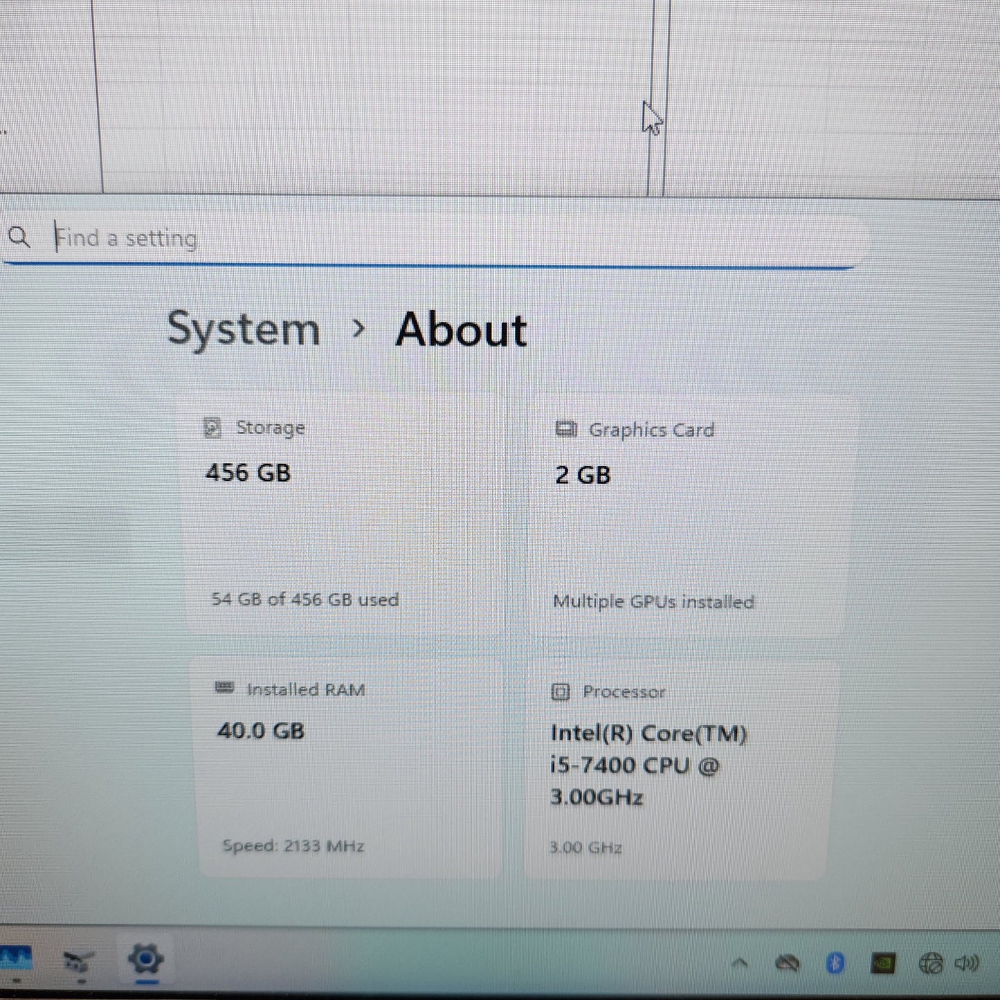 Dell XPS 8920 XPS-8920-M15P i5-7400 3.50GHz 40GB 256GB SSD GeForce GT 730