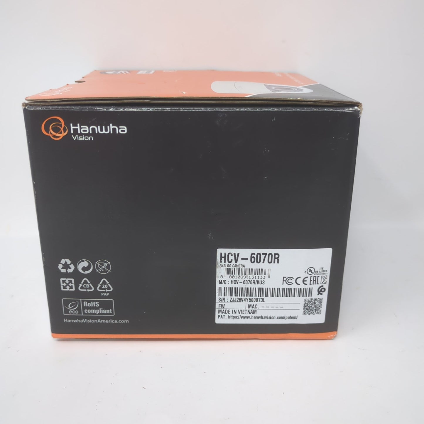 Hanwha Vision hcv-6070R Dome Security Camera HCV-6070R