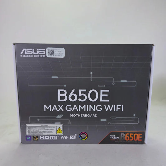 New Asus B650E Max Gaming WiFi AM5 ATX AMD DDR4 Motherboard