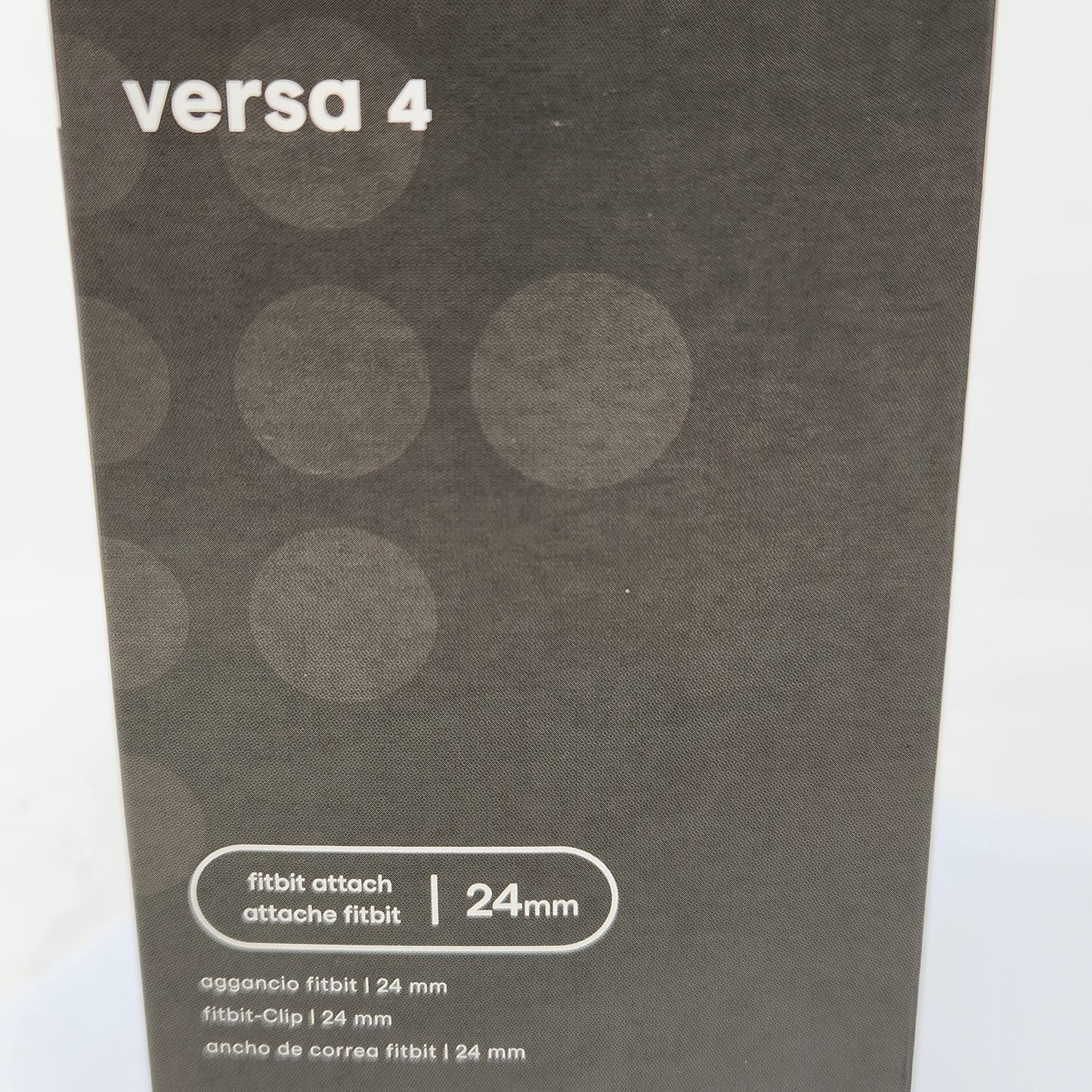 New Fitbit Versa 4 24mm Fitness Smartwatch FB523BKBK-US