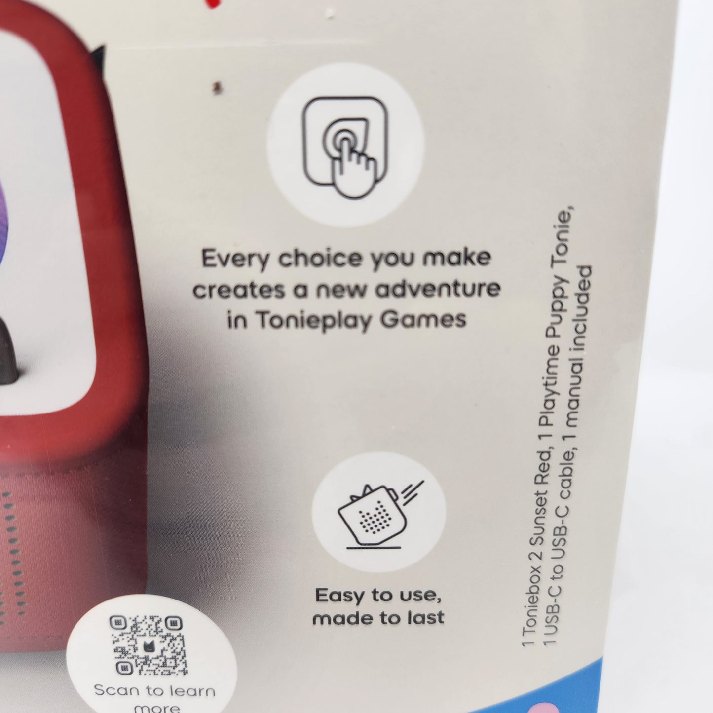 New Tonie Toniebox 2 Audio Player Starter Set Playtime Red Puppy 11003120