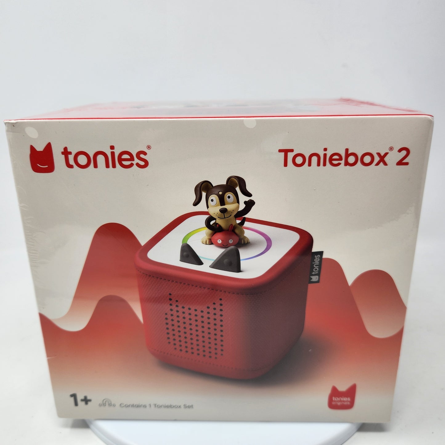 New Tonie Toniebox 2 Audio Player Starter Set Playtime Red Puppy 11003120