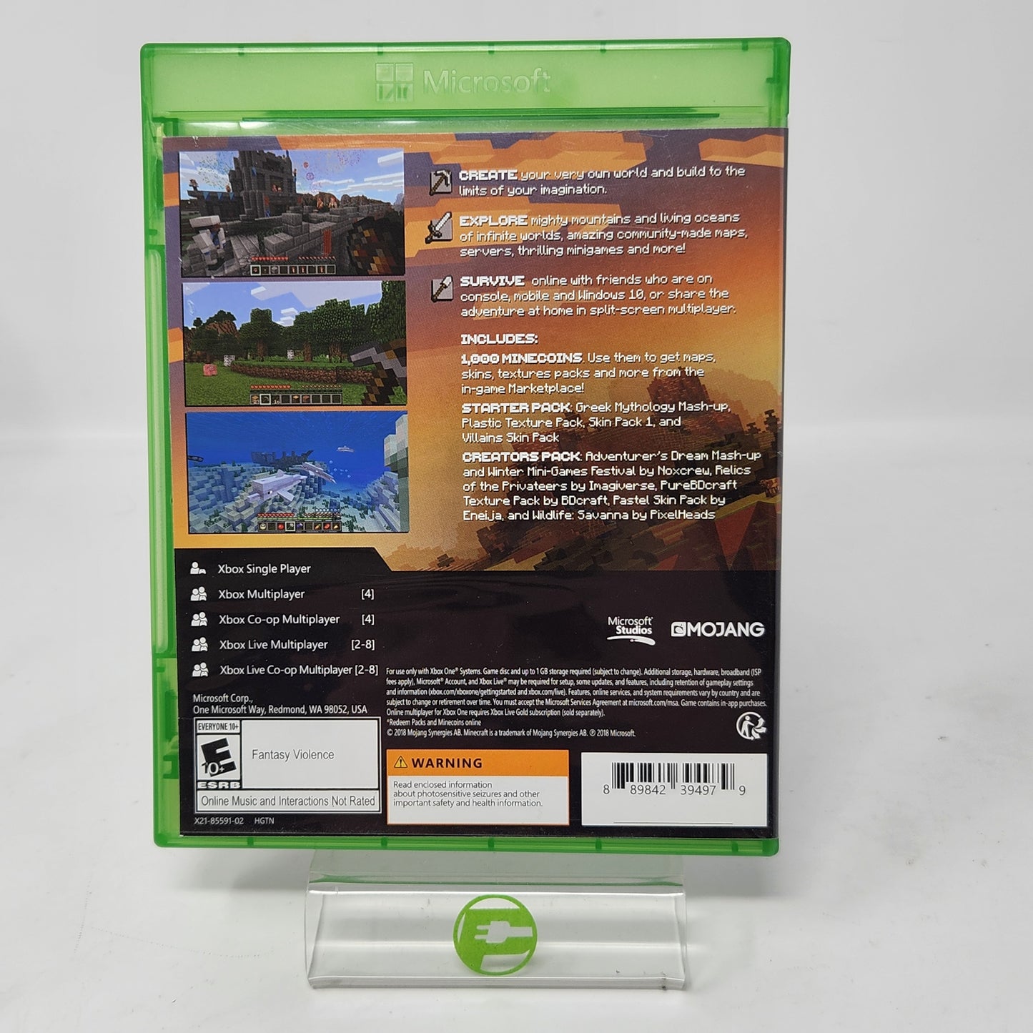 Minecraft Master Collection (Microsoft Xbox One, 2018)