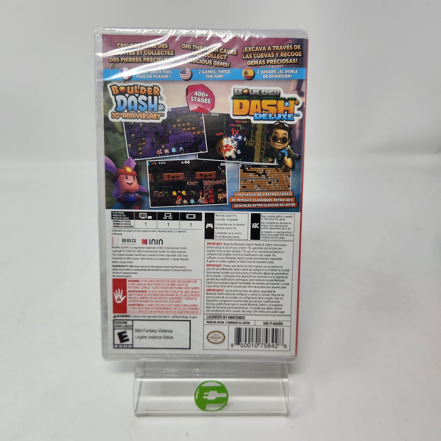 New Boulder Dash [Ultimate Collection] (Nintendo Switch, 2022)