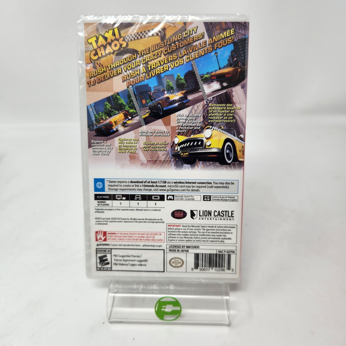 New Taxi Chaos [Code In A Box] (Nintendo Switch, 2022)