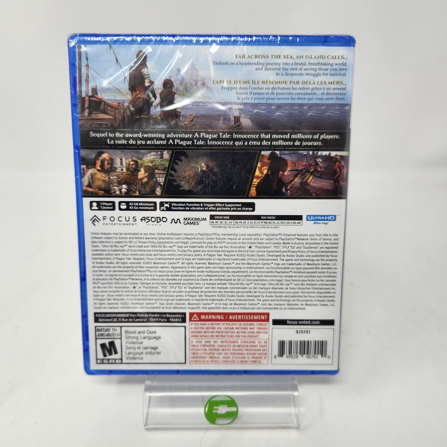 New A Plague Tale: Requiem (Sony PlayStation 5 PS5, 2022)