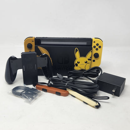 Nintendo Switch v1 Video Game Console HAC-001  Pokémon Lets Go Pikachu!