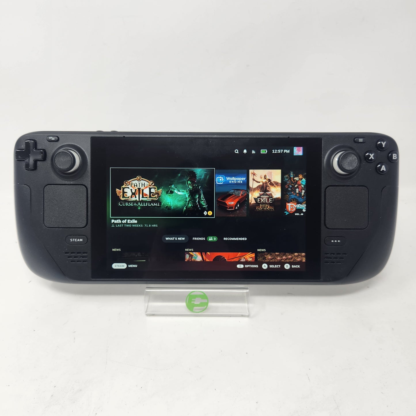 Valve Steam Deck 7" AMD 7nm Ryzen APU 16GB RAM 512GB Black 1010