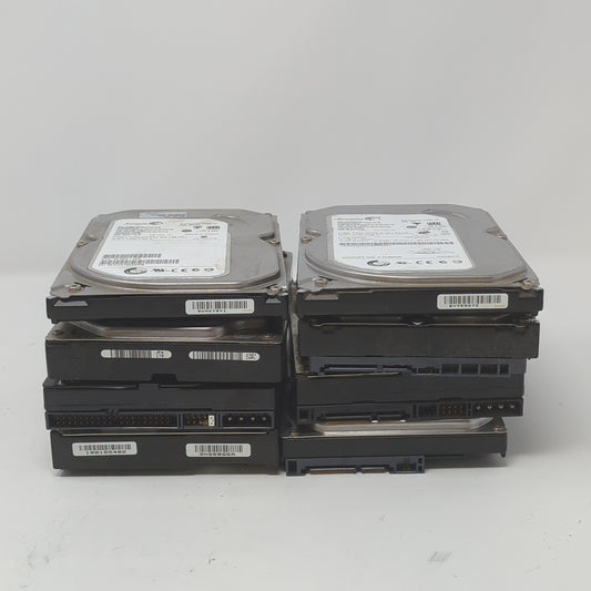 Broken Lot of 8 HDDs, SATA/IDE mixed Bad/Reallocated Sectors