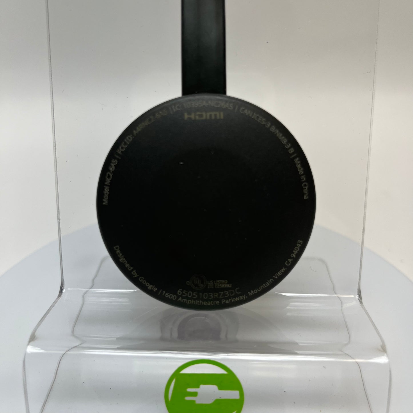 Google Chromecast Digital Media Player NC2-6A5-D