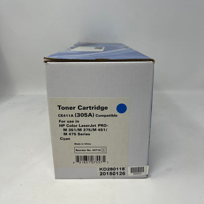 New HP Colour laserjet Pro CE411A Cyan Toner Cartridge 305A