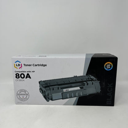New LD Toner Cartridge CF280A Black 80A