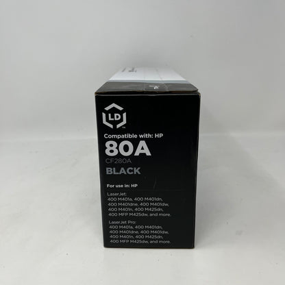 New LD Toner Cartridge CF280A Black 80A