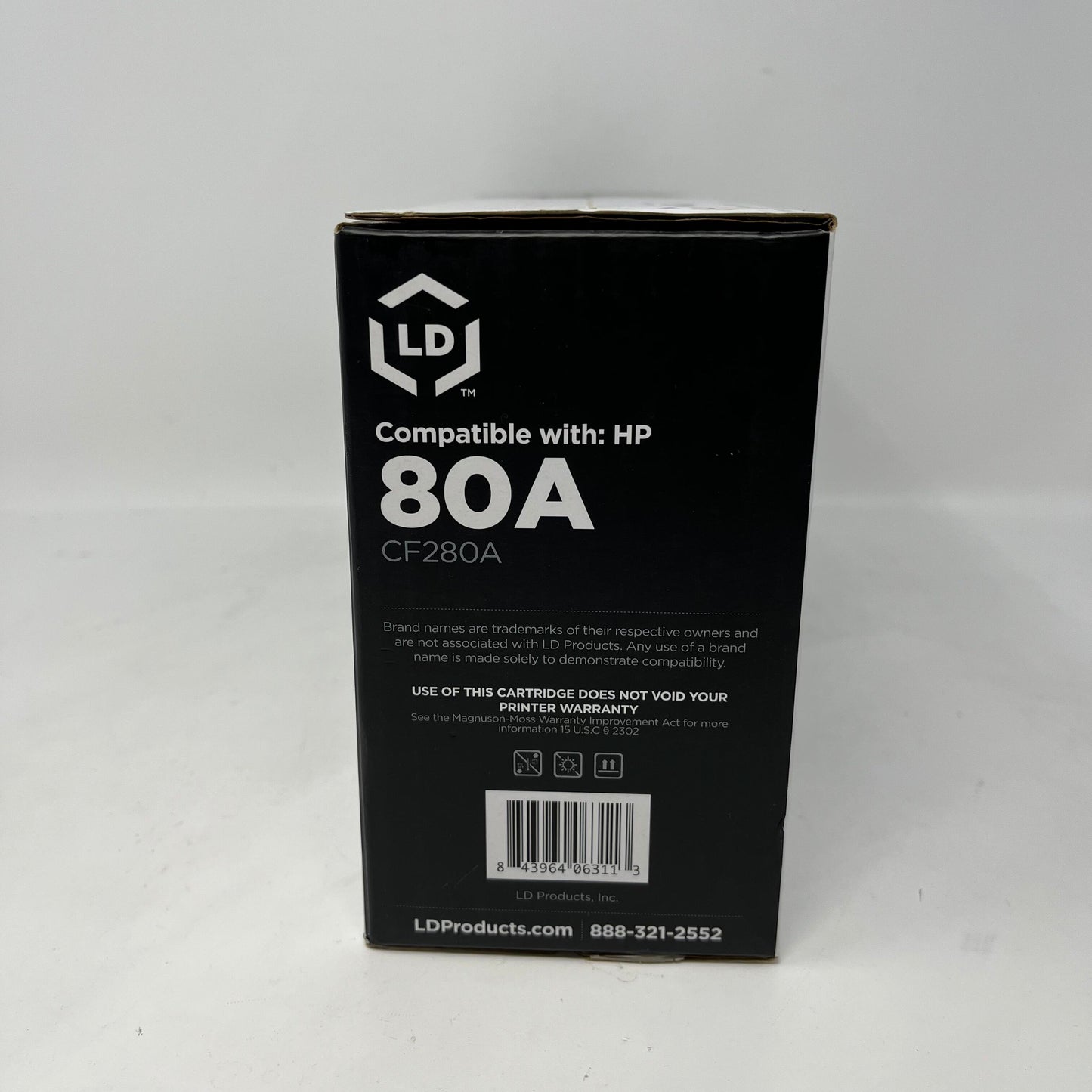 New LD Toner Cartridge CF280A Black 80A