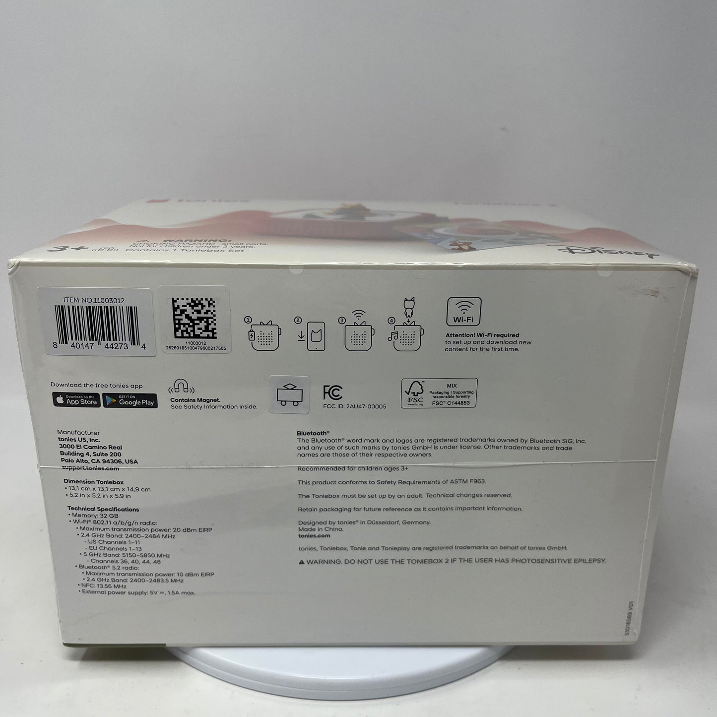 New Tonies Toniebox 2 Sunset Red Winnie Pooh Play Set 11003012