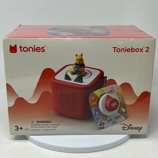 New Tonies Toniebox 2 Sunset Red Winnie Pooh Play Set 11003012