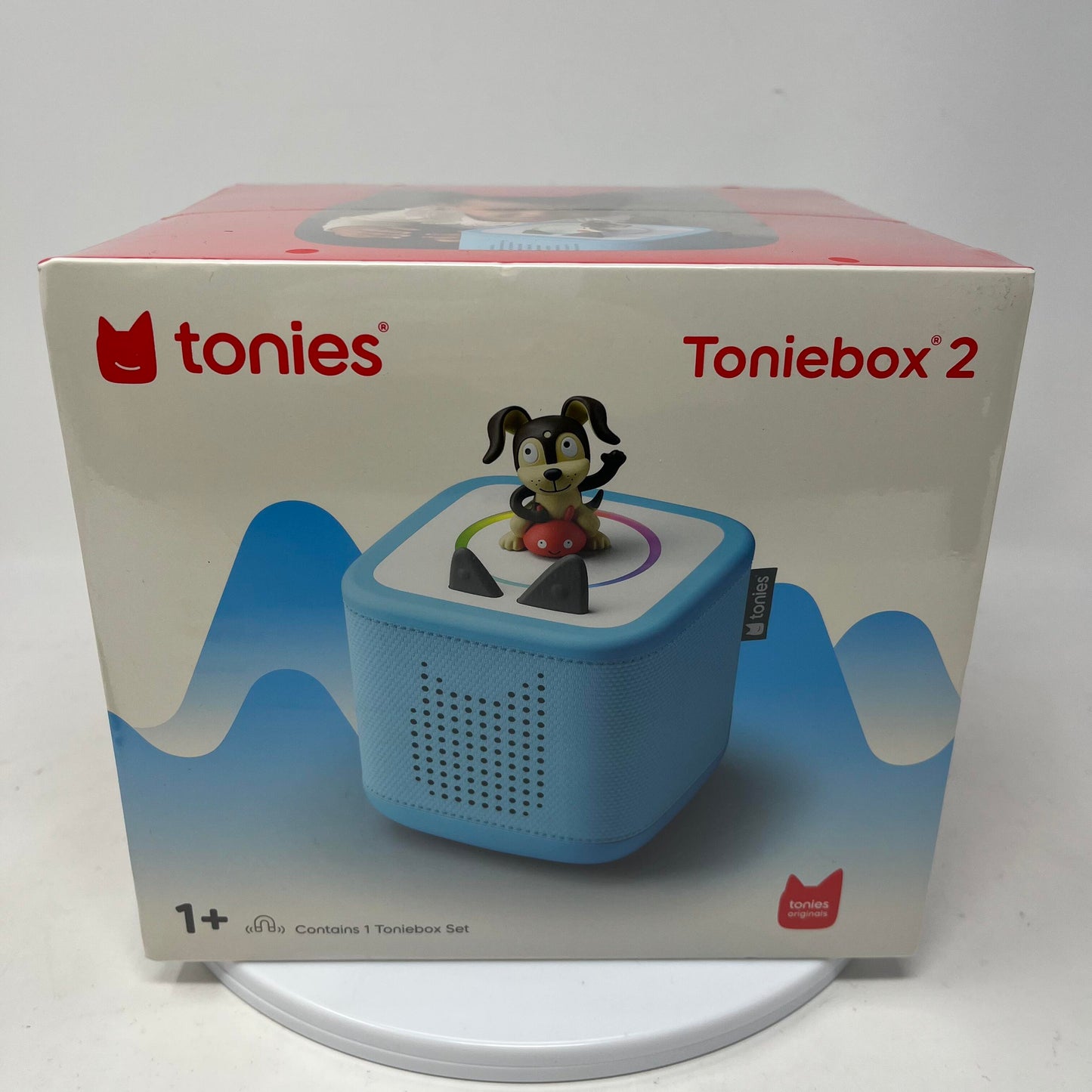 New Tonie Toniebox 2 Audio Player Starter Set Playtime Sky Blue Puppy 11003122