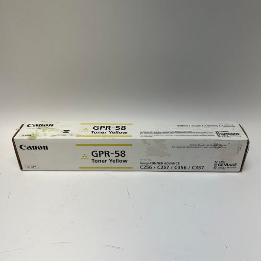 New Canon GPR-58 Yellow Toner Cartridge C256