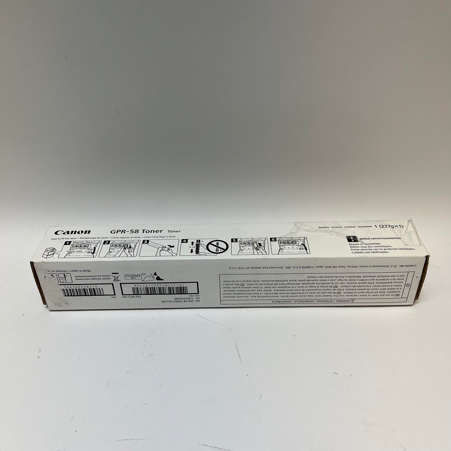 New Canon GPR-58 Yellow Toner Cartridge C256
