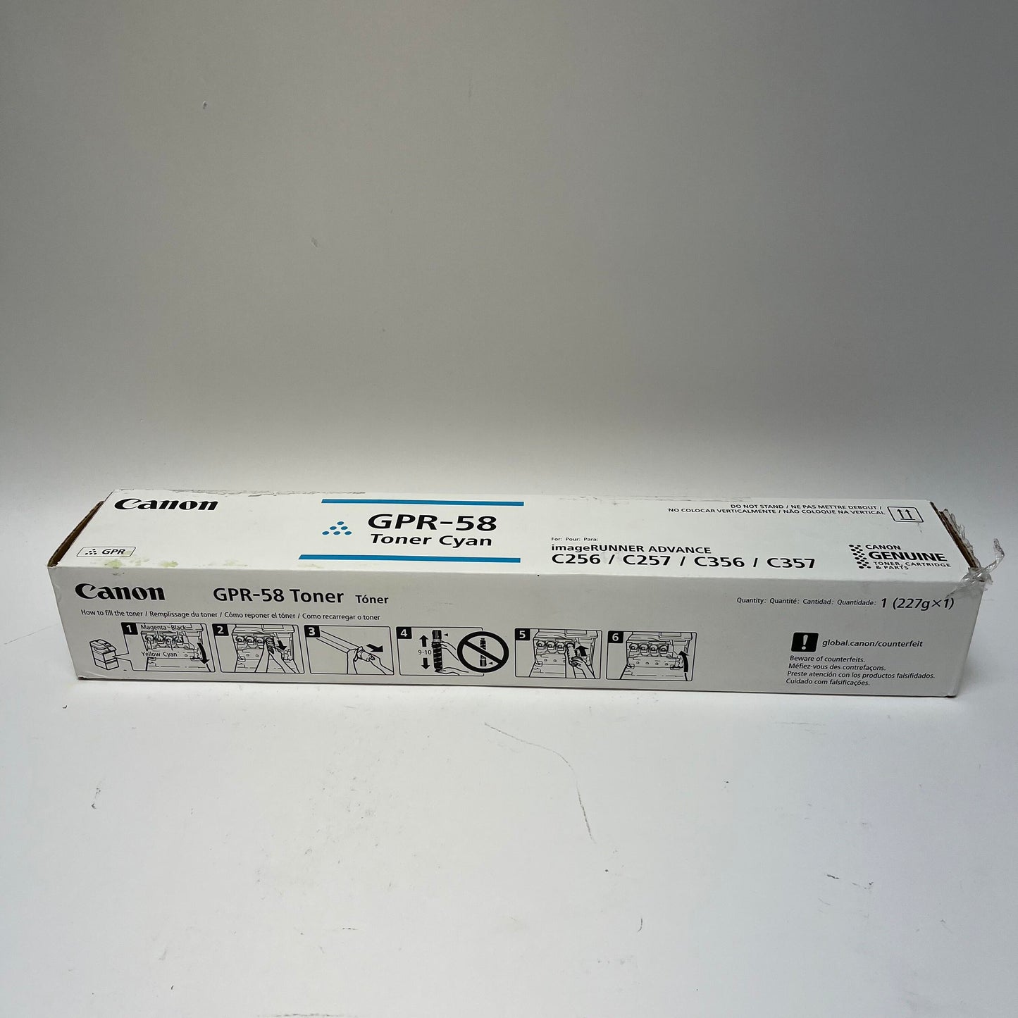 New Canon GPR-58 Yellow Toner Cartridge C256