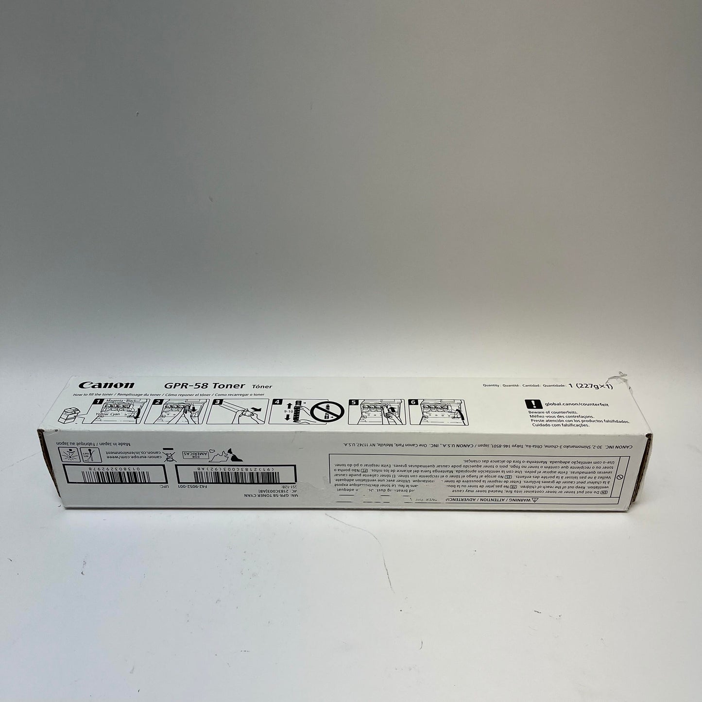 New Canon GPR-58 Yellow Toner Cartridge C256