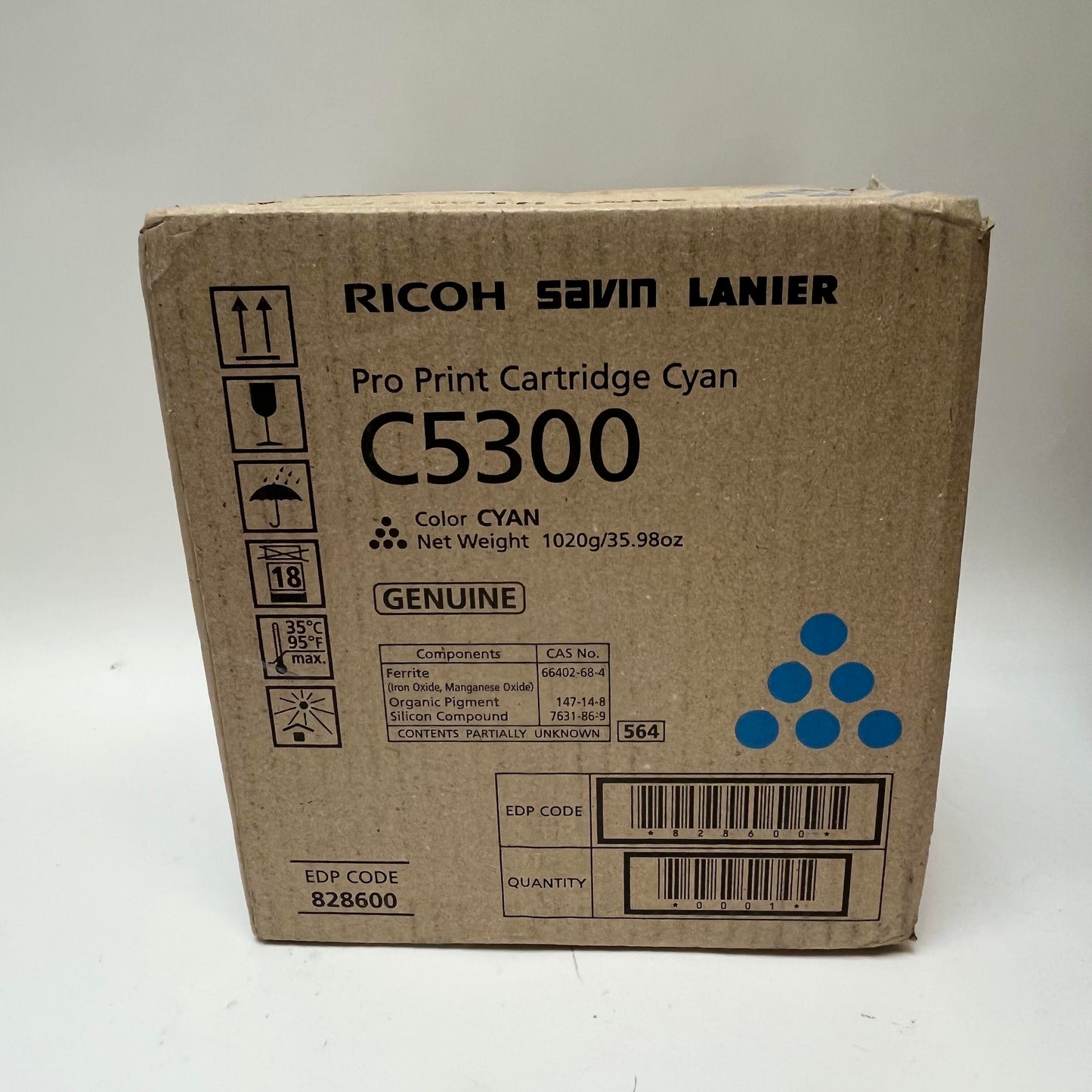 New Ricoh C5300 Multi-Color Print Cartridge 828598,828597,828599,828600