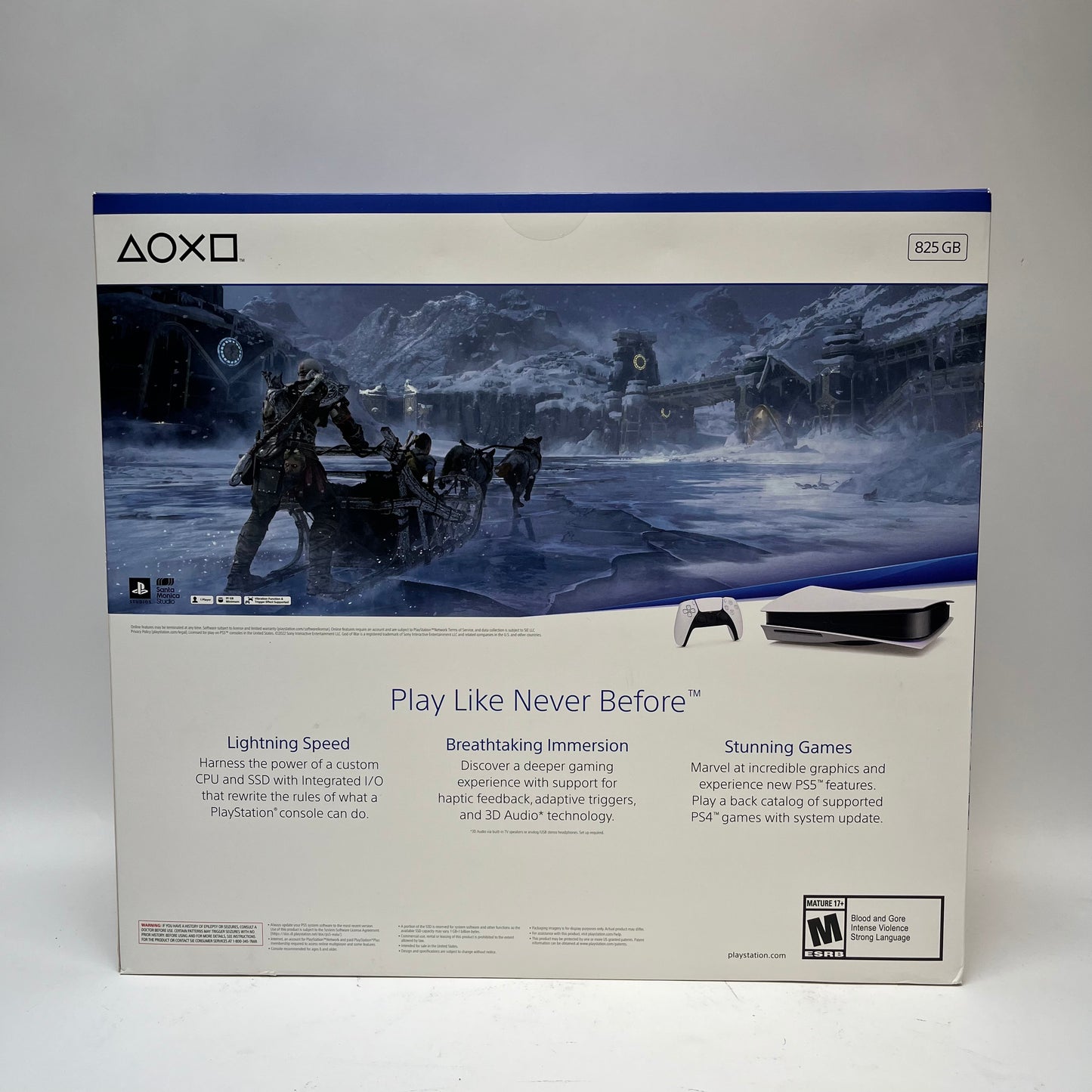 New Sony PlayStation 5 God Of War Ragnarok Disc Edition CFI-1215A 825GB Console