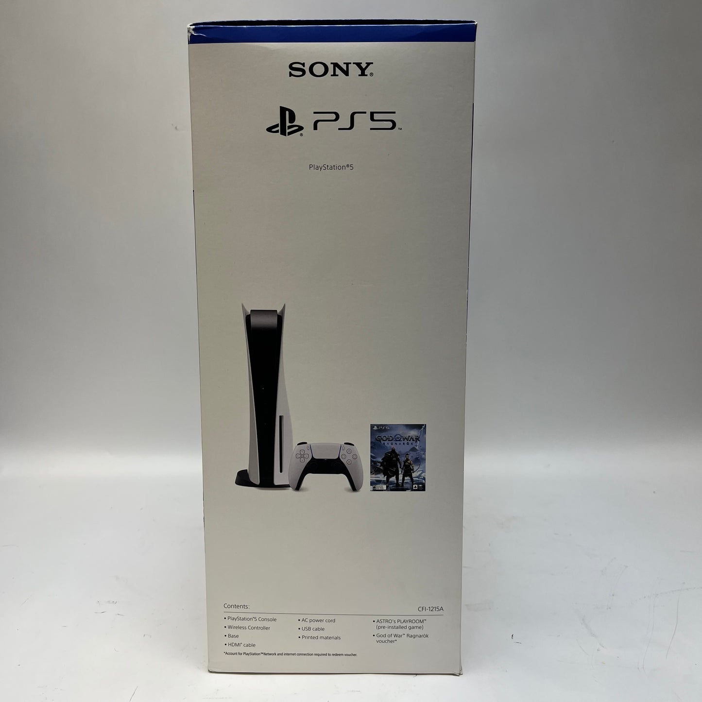 New Sony PlayStation 5 God Of War Ragnarok Disc Edition CFI-1215A 825GB Console