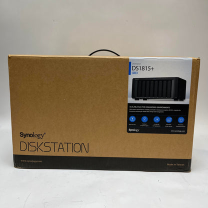 New SynologyY Disk Station DS1815+ 8-BAY SAN/NAS Server Storage System