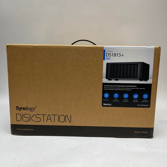New SynologyY Disk Station DS1815+ 8-BAY SAN/NAS Server Storage System