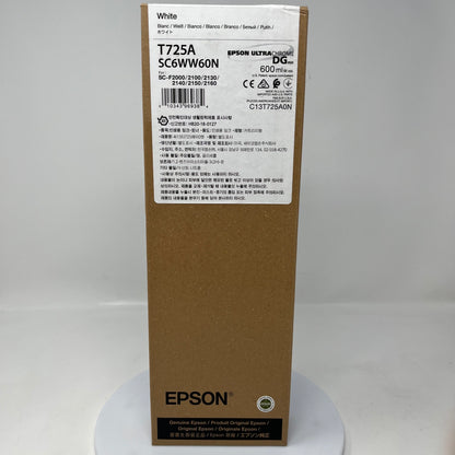 New Epson T725A C13T725A0N White Ink Cartridge