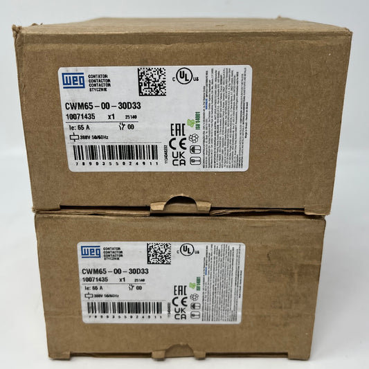 Weg CWM65 Contactor (380ACV Relay 50/60Hz) AC Non-Reversing IEC Contactor 