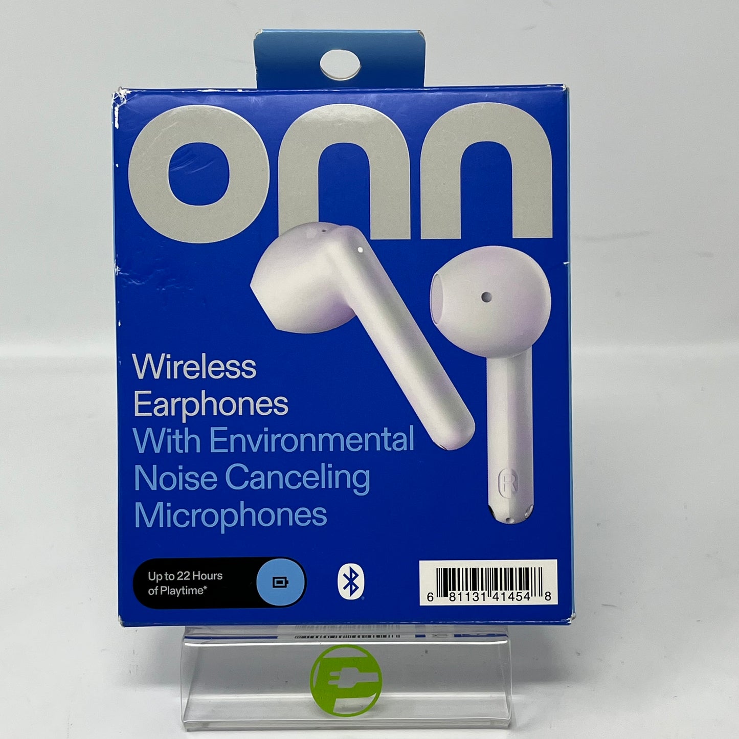Onn. Wireless in-Ear Earphones w/ Environmental Noise Cancellation Microphone & Charging Case