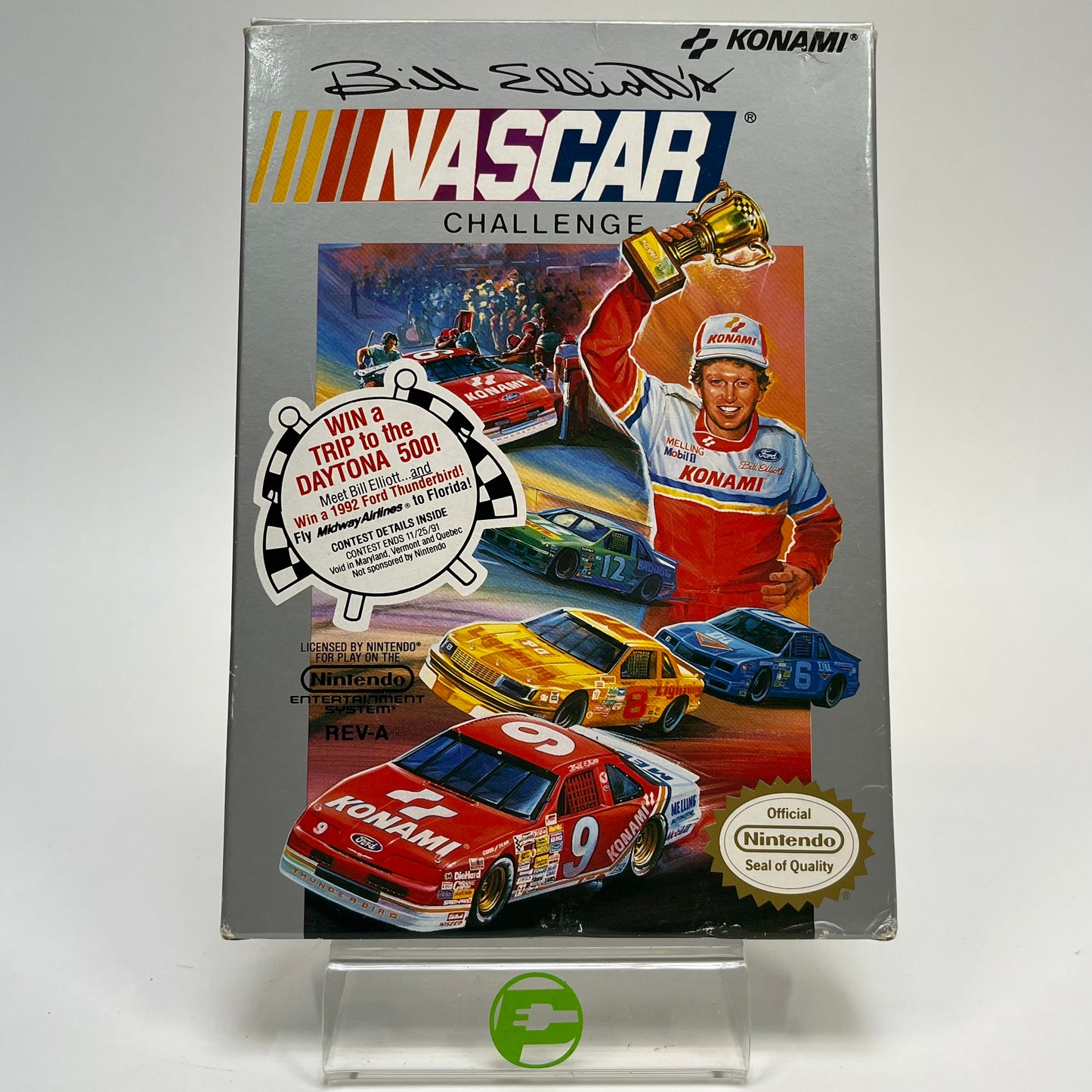 Bill Elliott's NASCAR Challenge (Nintendo NES, 1991)