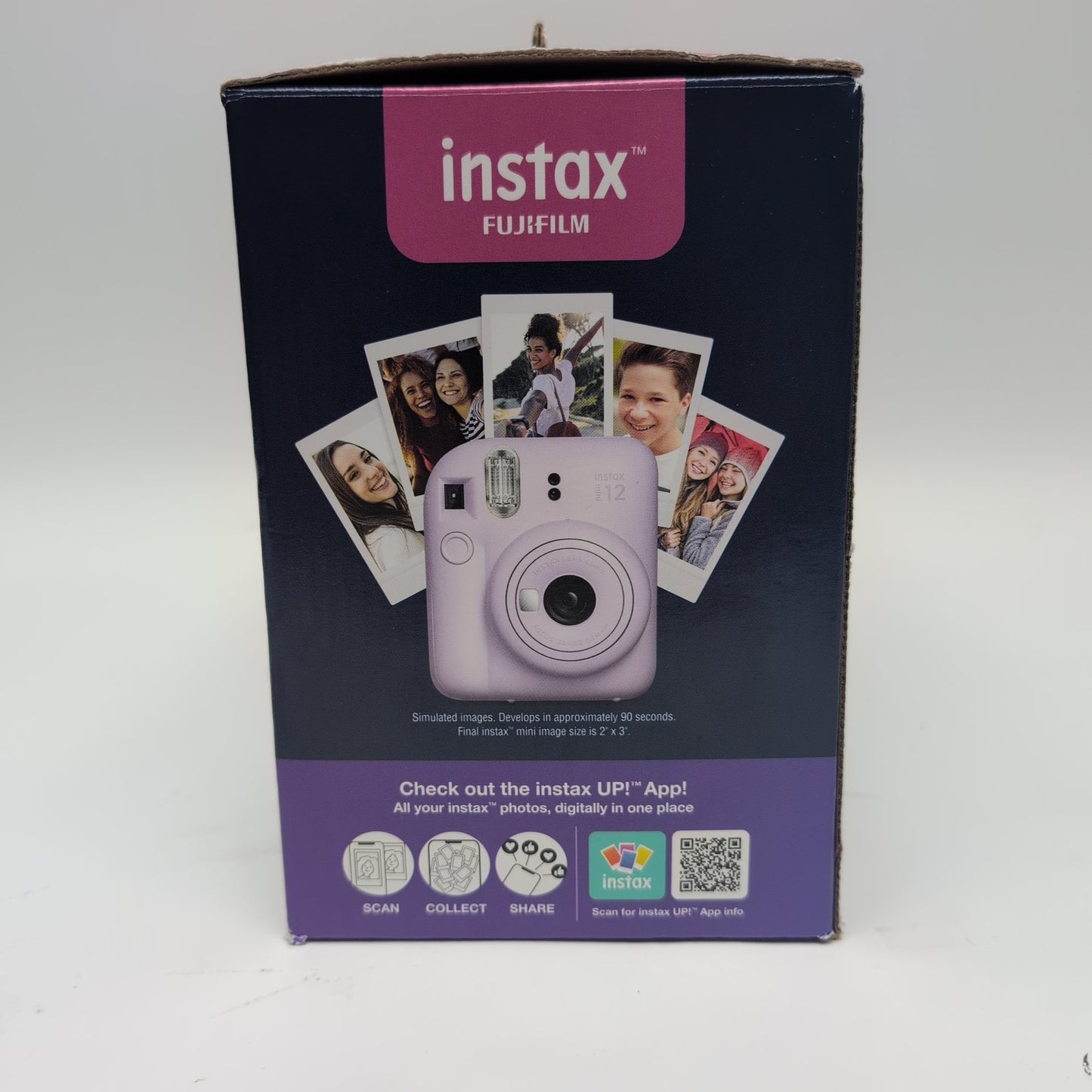 New Fujifilm Instax Mini 12 600024598 Instant Film Camera Bundle Lilac Purple