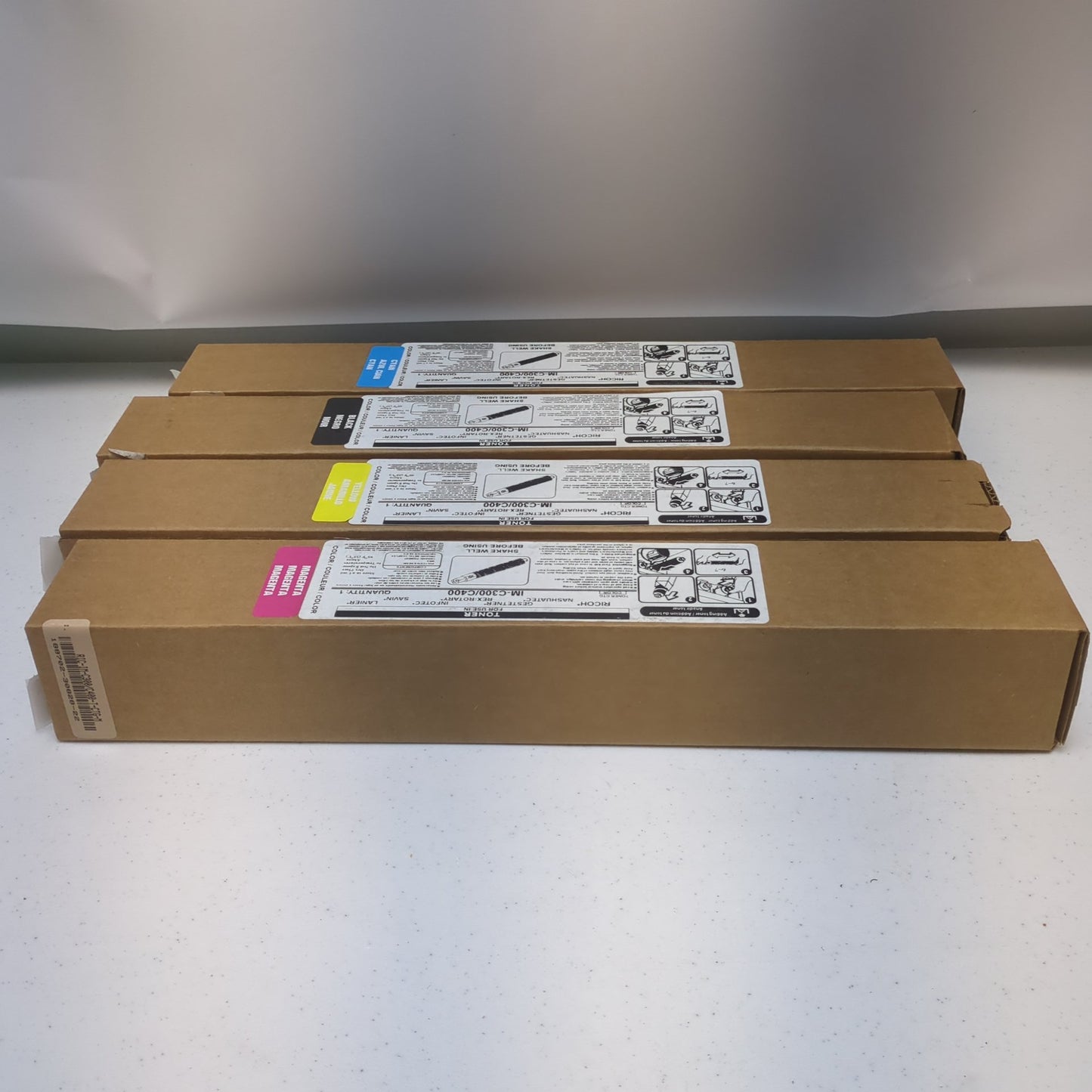 New Ricoh IM-300/400 842379 Toner Cartridge Bundle Complete Set