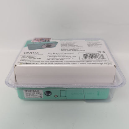 Vivitar PopSnap VECS124-GRN Digital Camera 44MP Green Compact Point & Shoot Vivitar PopSnap VECS124-GRN Digital Camera 44MP Green Compact Point & Shoot 1080p New