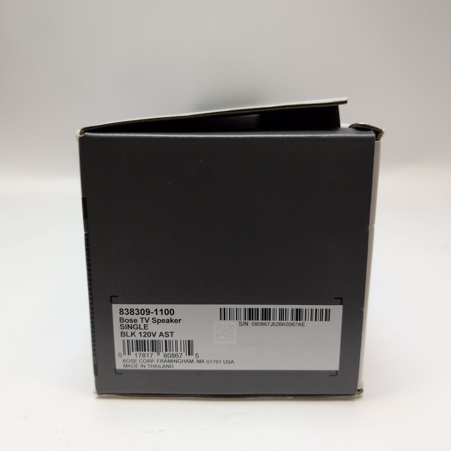 New Bose TV Speaker Black 838309-1100