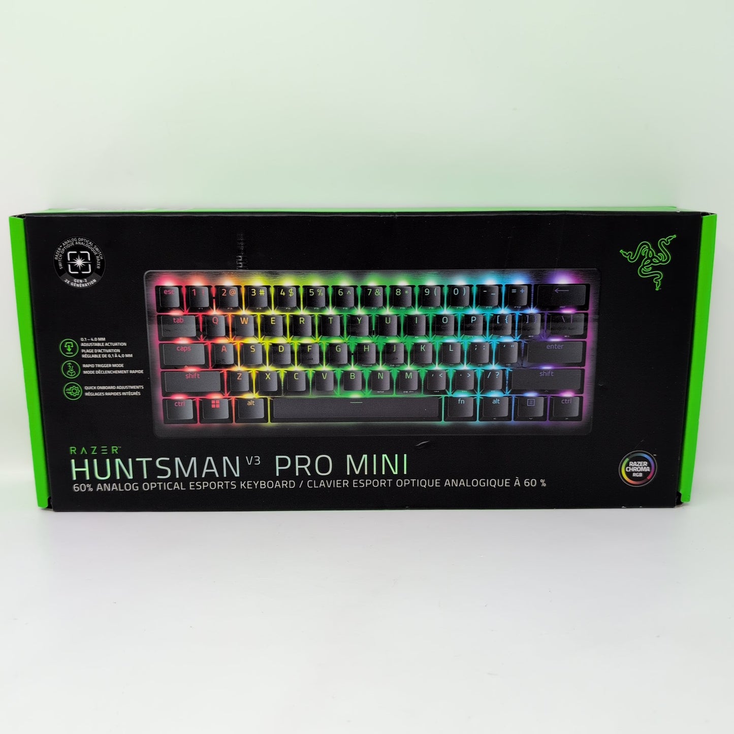 New Razer Huntsman V3 Pro Mni Esports Gaming Keyboard - Analog Optical Switches 