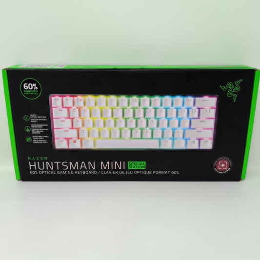 New Razer Huntsman Mini Special Edition PC Gaming Keyboard Black/White RZ03-03392500