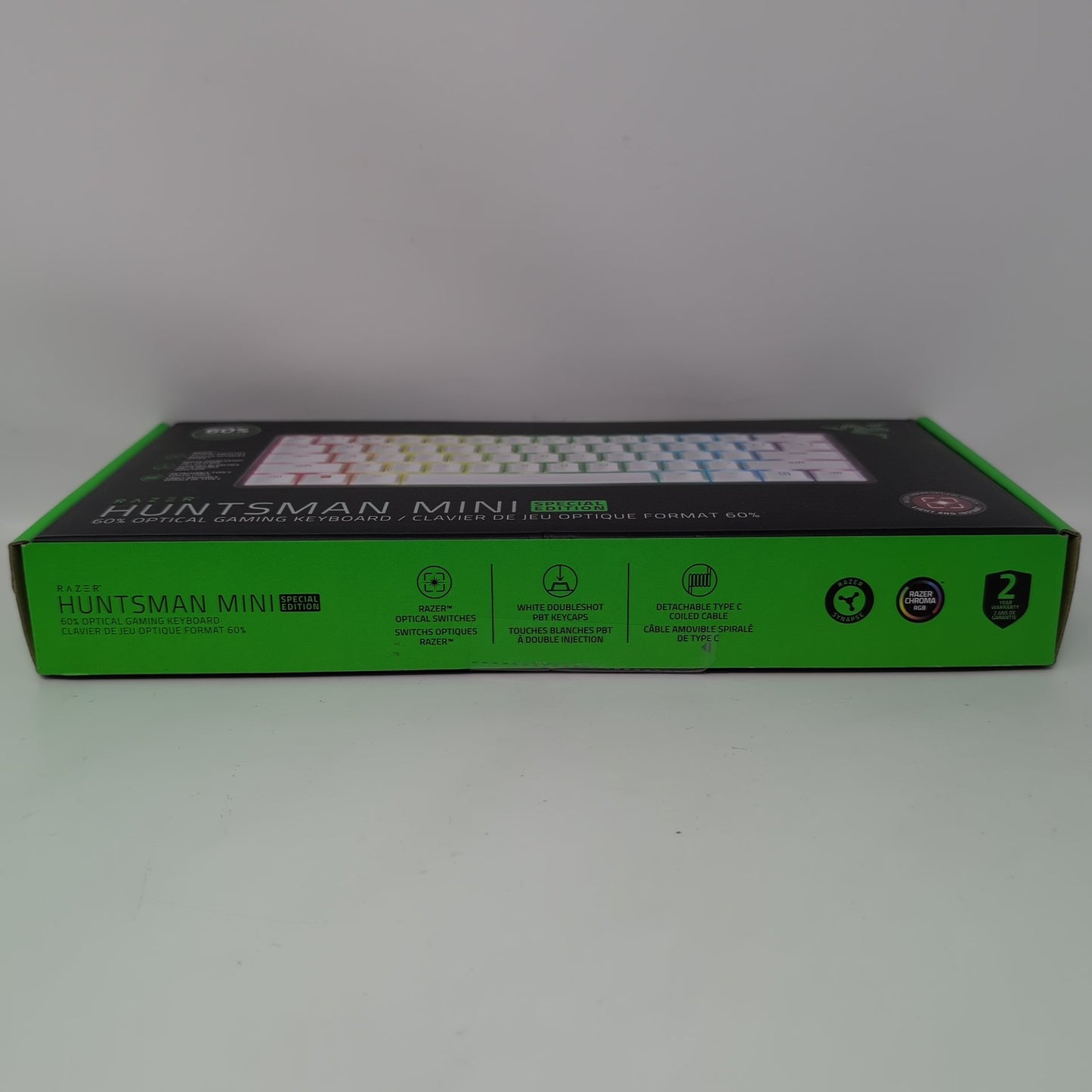 New Razer Huntsman Mini Special Edition PC Gaming Keyboard Black/White RZ03-03392500