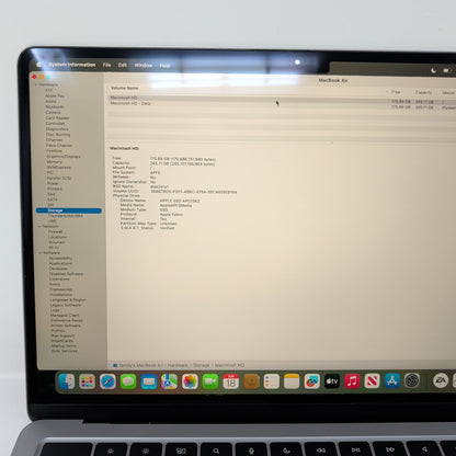2022 Apple MacBook Air 13.6" M2 8C GPU 3.5GHz 16GB RAM 256GB SSD A2681