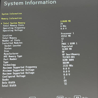 HPE ProLiant DL360 Gen9 Xeon E5-2630 v3 2.40GHz 128GB RAM